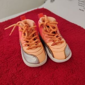Jordan Kids Sneakers in Orange and Silver